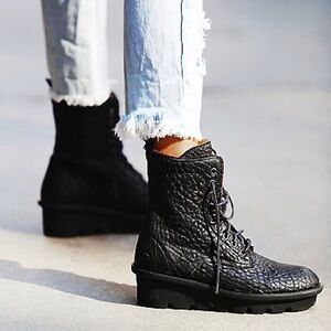 Free People Lace Up Defender Boots